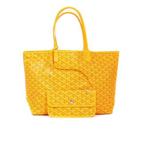 yellow goyard backpack|Goyard reversible tote.